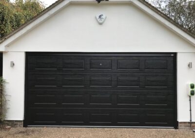 georgian black garage door